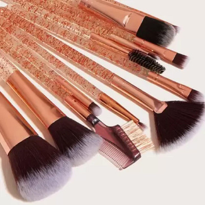 Gonegal SHINY 12 PCS MAKEUP BRUSH FOUNDATION BLUSHER EYESHADOW(Pack of 12)