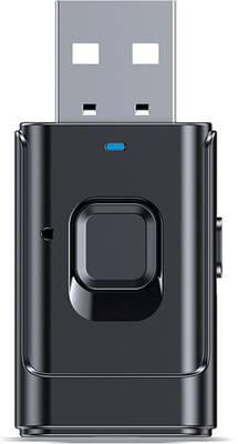 TANTRA v5.0 Car Bluetooth Device with Audio Receiver, Transmitter, Adapter Dongle, 3.5mm Connector  (Black)