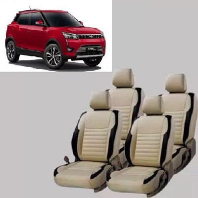 autodesign PU Leather Car Seat Cover For Mahindra XUV300(Front Detachable Headrest, Mono Back Seat, Without Back Seat Arm Rest, 5 Seater, 2 Back Seat Head Rests)