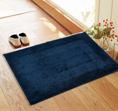 RRC Blue Cotton Area Rug(2 ft,  X 3 ft, Rectangle)