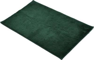 Flipkart SmartBuy Dark Green Cotton Area Rug(2 ft,  X 3 ft, Rectangle)