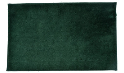 RRC Dark Green Cotton Area Rug(2 ft,  X 3 ft, Rectangle)