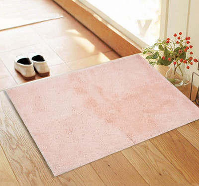 RUSTIC LINEN Pink Cotton Area Rug(2 ft,  X 3 ft, Rectangle)