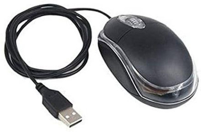 mousie 5865 Wired Ambidextrous Touch Mouse(USB 2.0, Black)