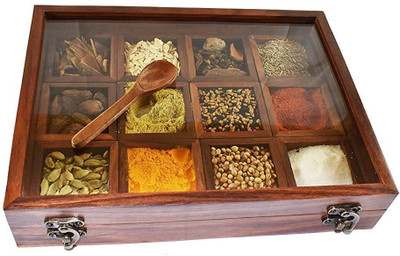 STUFFCOLLECTION Spice Set Wooden(3 Piece)