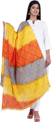 AARAV Cotton Silk Printed Women Dupatta