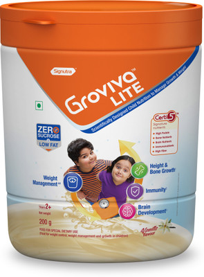 Signutra Groviva Lite child nutrition to manage growth and weight (Jar)(200 g)