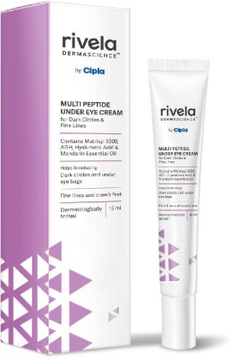 Rivela Dermascience by Cipla Multi Peptide Under Eye Cream for Dark Circles and Fine Lines(15 ml)