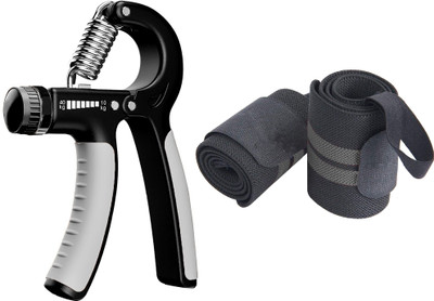 COOL INDIANS Fitness combo of Adjustable Hand Grip with Wrist Band Gym Fitness Kit &men,women Hand Grip/Fitness Grip