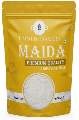 Farm & Farmers Premium Quality Maida Flour Pure and Natural Healthy Maida 750 grams(0.75 kg)