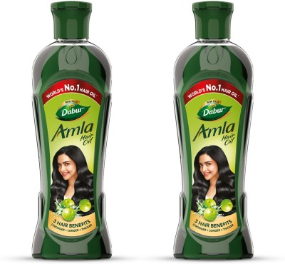 Dabur Amla Hair Oil for Long Healthy and Strong Hair 450 ml Pack of 2 Hair Oil900 ml
