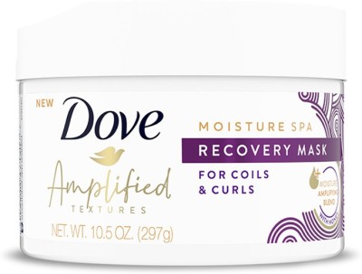 Compare DOVE Amplified Moisture Spa Recovery Hair Mask for Curls & Coils  Hair Mask (297 g) Price in India - CompareNow