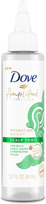 DOVE Amplified Textures Hydration Boost Scalp Tonic for Coils,Curls&Waves Hair Tonic (94 ml)