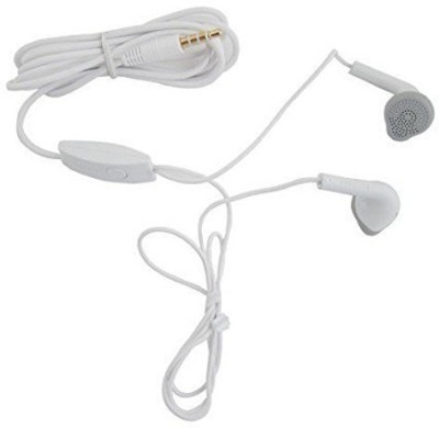 ZTNY YS ORIGINAL Wired Headset with Mic 3.5mm Jack Super Extra High Bass Headphones Wired Headset(White, In the Ear)