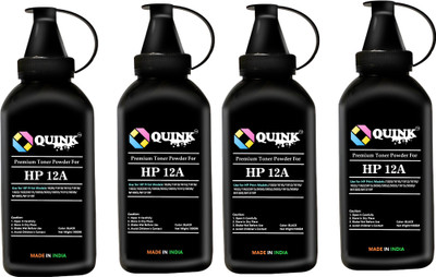 QUINK 12A / Q2612A / FX9 / Canon 303 Comptible Toner Cartridge Refill Toner Powder Black Ink Toner Powder