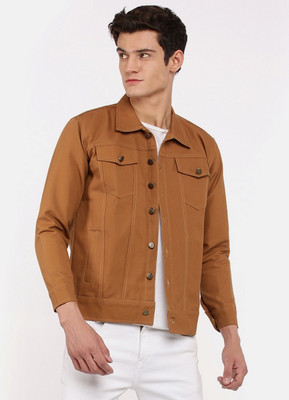 VOXATI Full Sleeve Solid Men Denim Jacket