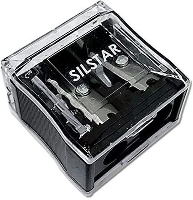 silstar professional Dual Barrel Makeup Pencil Sharpener