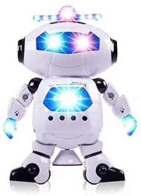 Excellence toys MUSICAL & DANCING NAUGHTY ROBOT FOR KIDS(White)