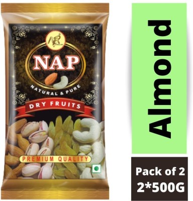 Nap Premium Quality Pack of 2 (2*500G) Almonds(2 x 500 g)