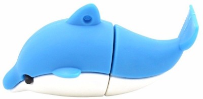PANKREETI PDS33 Dolphin Fancy Cartoon Designer 64 GB Pen Drive(Blue)