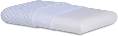 Rise & Shine Kids Pillow for Neck and Head Support Memory Foam Solid Baby Pillow Pack of 1(White)