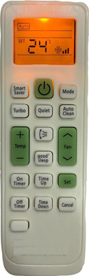 SHIELDGUARD AC Remote Control No. 381, Compatible for AC Samsung Remote Controller(White)