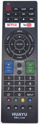 PMRK BEST IN BEST REMOTE COMPATIBLE FOR SMART LED/LCD Universal TV LCD LED REMOTE SHARP Remote Remote Controller(Black)