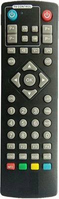 Nij IN Cable-1 STB Compatible For Set Top Box Remote Control With F1/F2/F3/F4 Button In Cable Remote Controller(Black)