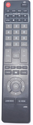 PMRK BEST IN BEST REMOTE COMPATIBLE FOR with Jukebox Function WITH FULL WORKING REMOTE mr light Remote Controller(Black)