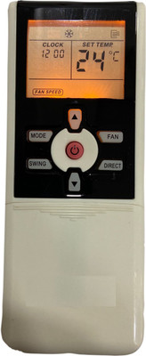 SHIELDGUARD AC Remote Control No. 382, Compatible for AC Voltas Remote Controller(White)