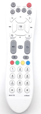 PMRK BEST IN BEST REMOTE COMPATIBLE FOR  WITH FULL WORKING REMOTE VIDEOCON D2H SET TOP BOX Remote Controller(White)