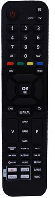Akshita Digital Cable-3 STB Compatible For Set Top Box HD Remote Control Siti Cable Remote Controller(Black)