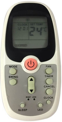 Ehop R09D/BGCE Compatible remote control for VE-3 voltas Remote Controller(White)