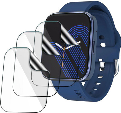 FCS Edge To Edge Screen Guard for Aqfit W9 Quad Watch Screen Protector(Pack of 3)