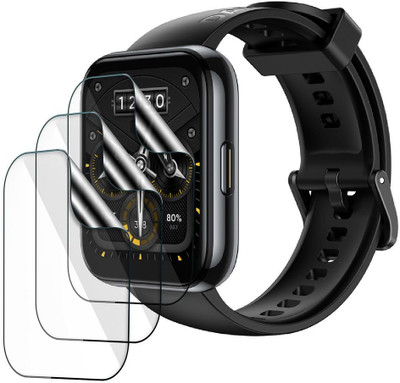 FCS Edge To Edge Screen Guard for Realme Watch 2 Pro(Pack of 3)