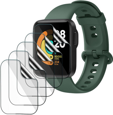 FCS Edge To Edge Screen Guard for Redmi Watch Gps Watch Screen Protector(Pack of 5)