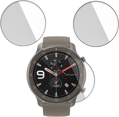 FCS Impossible Screen Guard for Amazfit Gtr 47Mm 9H Anti Shock Watch Screen Protector(Pack of 3)