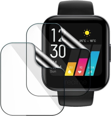 Enlinea Edge To Edge Screen Guard for Realme Smart Band (Classic ) Watch Screen Protector(Pack of 2)