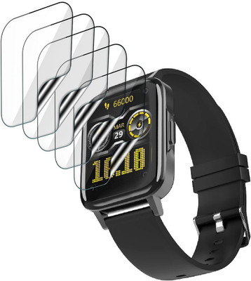 FCS Edge To Edge Screen Guard for Aqfit W6 Watch Screen Protector(Pack of 5)
