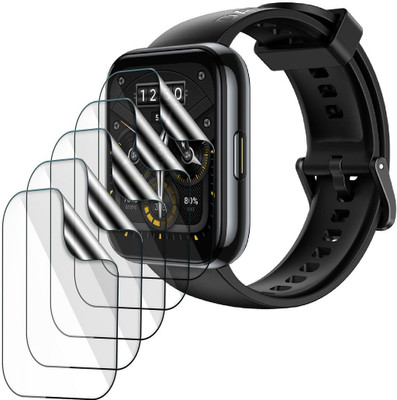 FCS Edge To Edge Screen Guard for Realme Watch 2 Pro, Realme Smart Watch 2(Pack of 5)