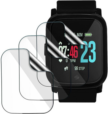 FCS Edge To Edge Screen Guard for Zebronics Zeb-Fit850Ch Watch Screen Protector(Pack of 3)