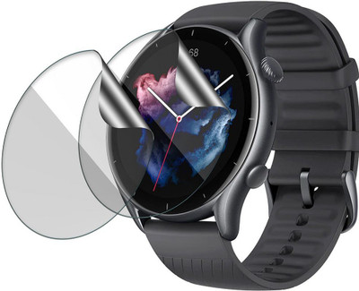 FCS Edge To Edge Screen Guard for Amazfit Gt 3 Watch Screen Protector(Pack of 2)