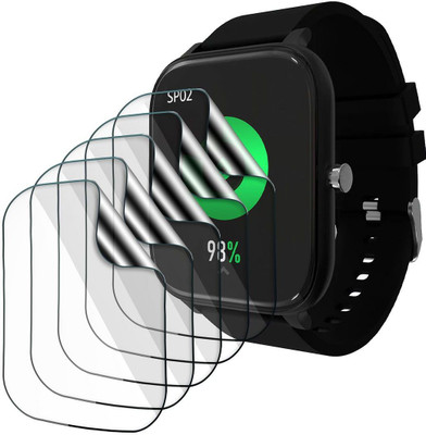 FCS Edge To Edge Screen Guard for Zebronics Zeb-Fit8220Ch Watch Screen Protector(Pack of 5)