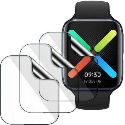 Enlinea Edge To Edge Screen Guard for Oppo Watch 46Mm Watch Screen Protector(Pack of 3)