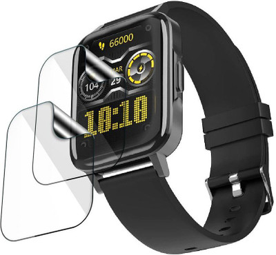 FCS Edge To Edge Screen Guard for Aqfit W6 Watch Screen Protector(Pack of 2)