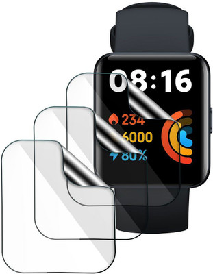 FCS Edge To Edge Screen Guard for Redmi Watch 2 Lite(Pack of 3)