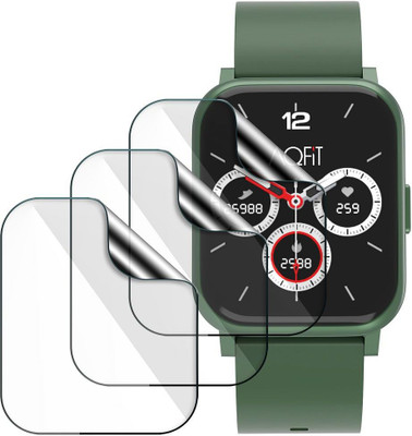 FCS Edge To Edge Screen Guard for Aqfit W5 Edge Watch Screen Protector(Pack of 3)