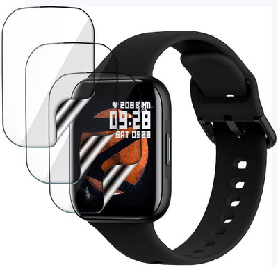 Enlinea Edge To Edge Screen Guard for Zebronics Zeb-Fit1220Ch Watch Screen Protector(Pack of 3)