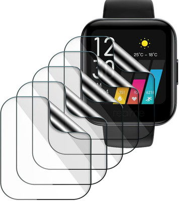 FCS Edge To Edge Screen Guard for Realme Smart Band (Classic ) Watch Screen Protector(Pack of 5)