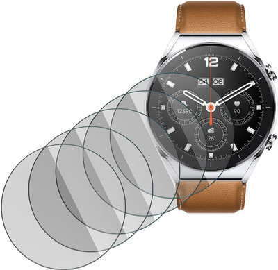 Enlinea Impossible Screen Guard for Xiaomi Watch S1 9H Anti Shock Watch Screen Protector(Pack of 5)